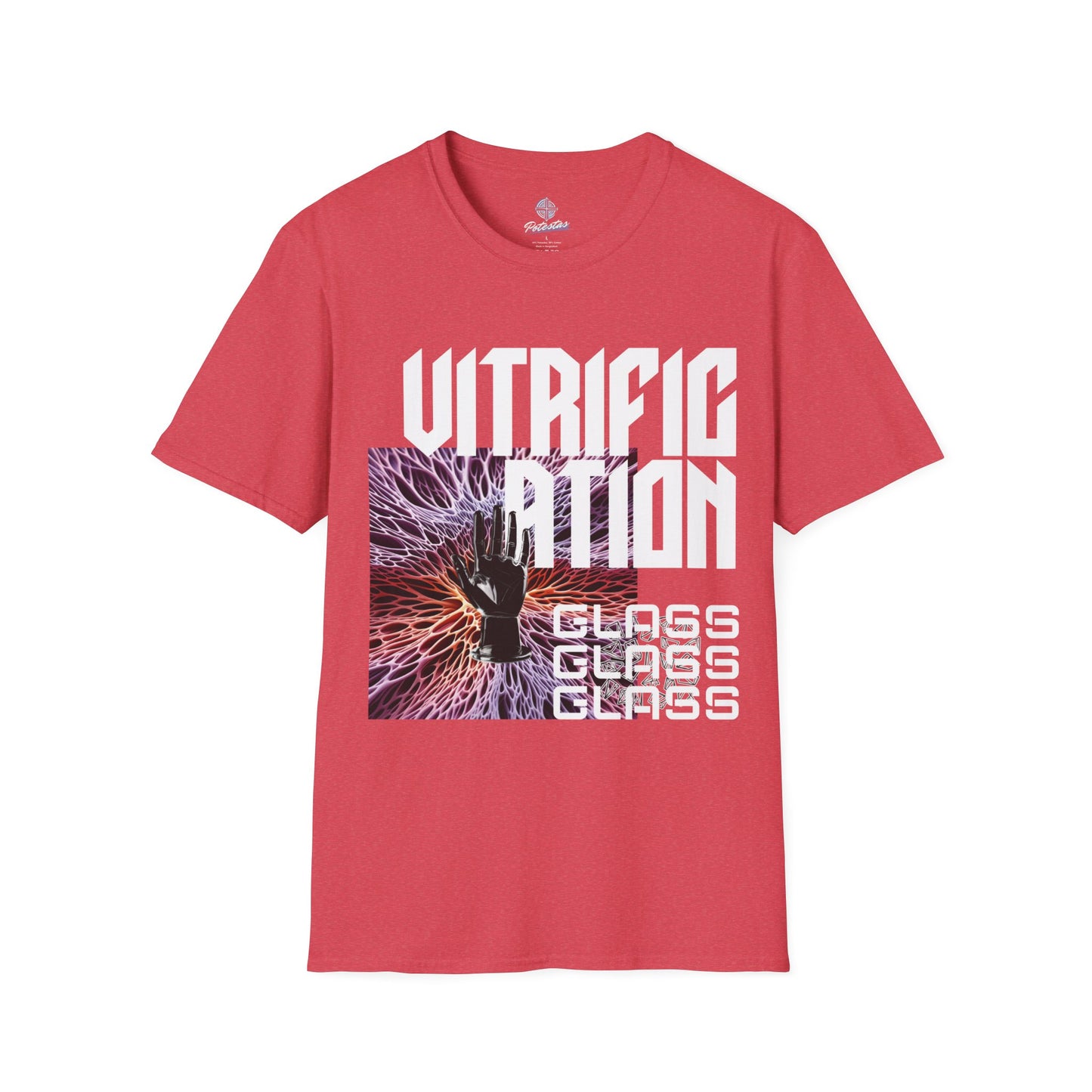 Vitrification Front Print T Shirt