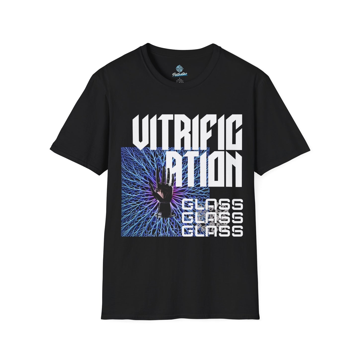 Vitrification Front Print T Shirt