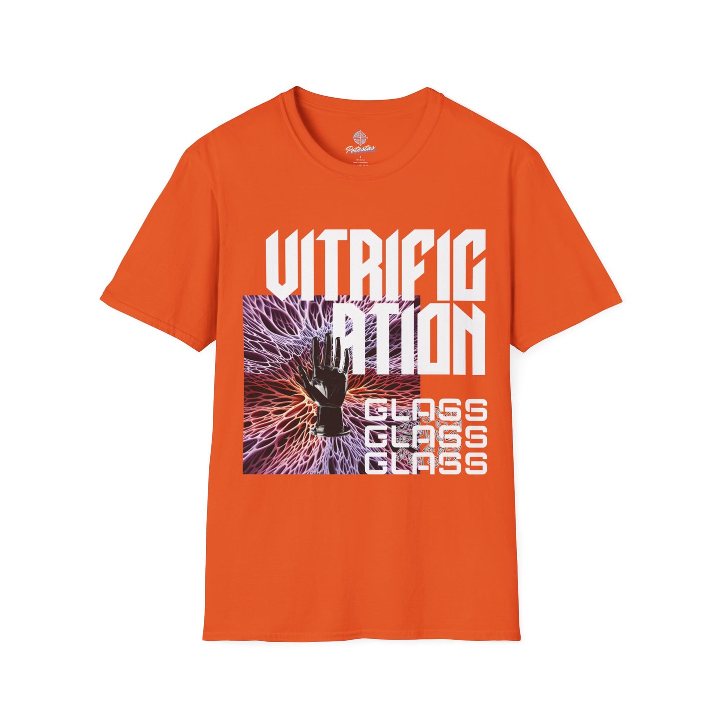 Vitrification Front Print T Shirt