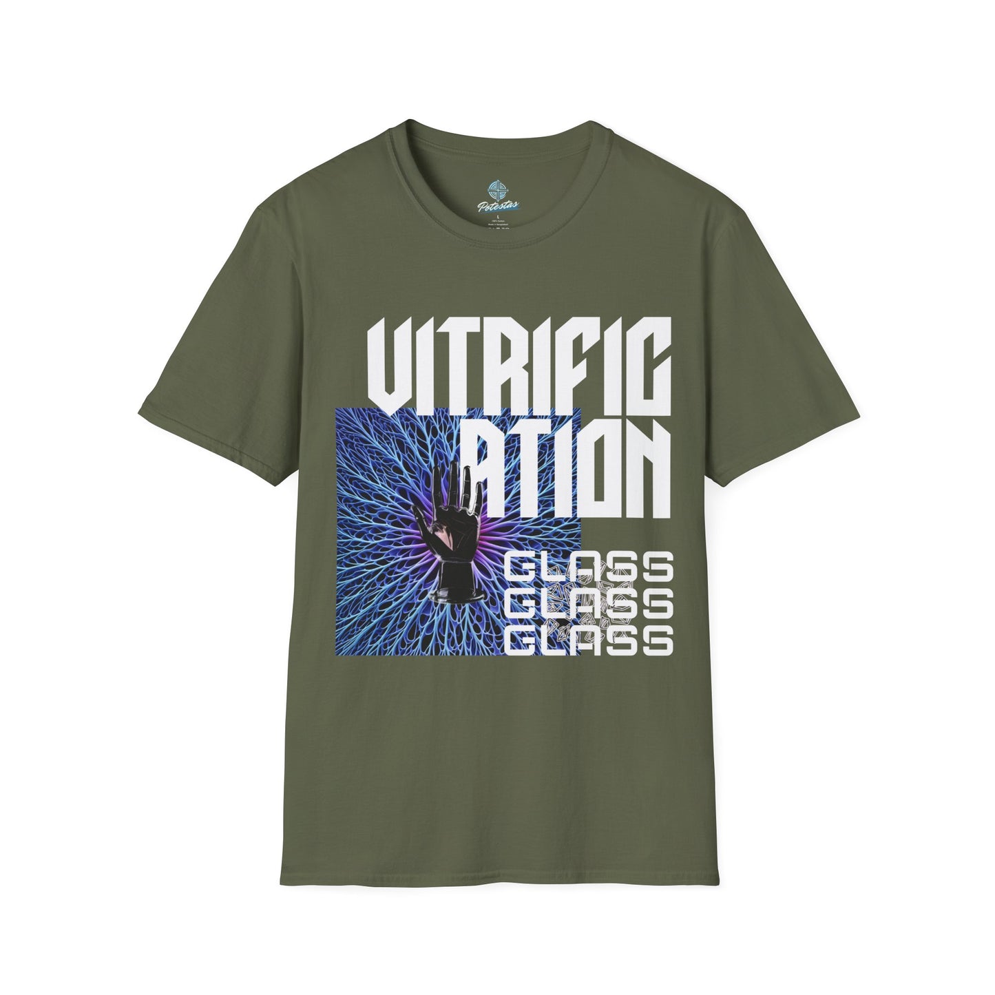 Vitrification Front Print T Shirt