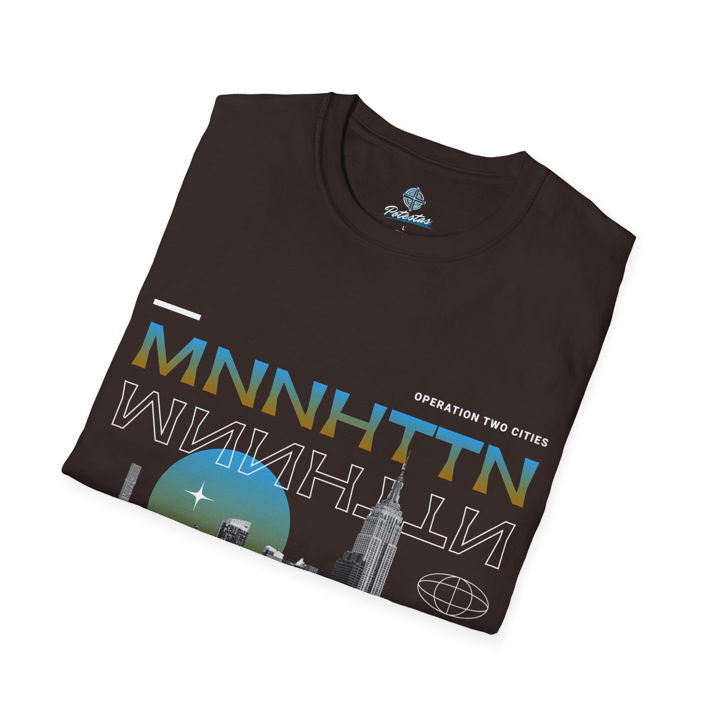 Mnnhttn Front Print T Shirt