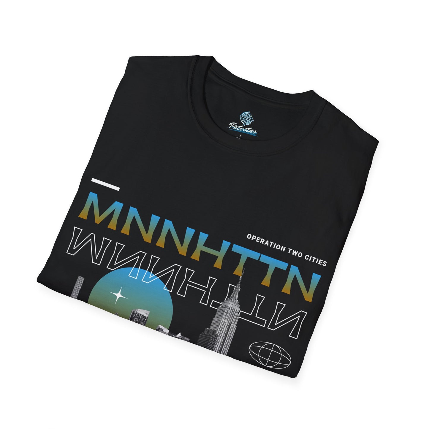 Mnnhttn Front Print T Shirt