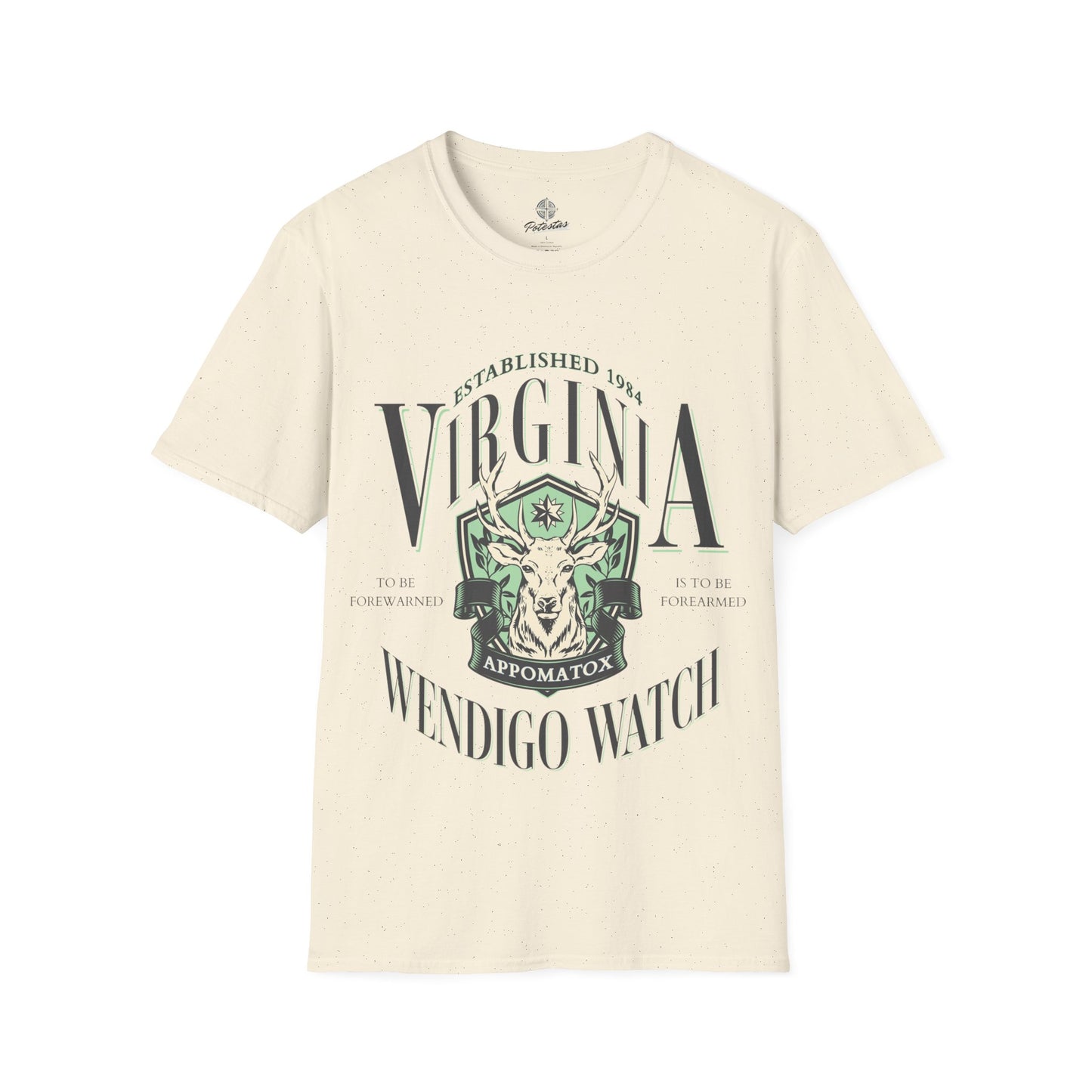 Wendigo Watch Front Print T Shirt