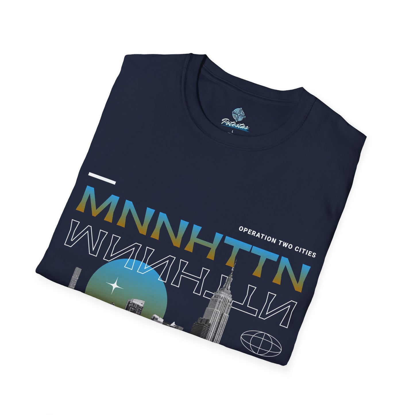 Mnnhttn Front Print T Shirt